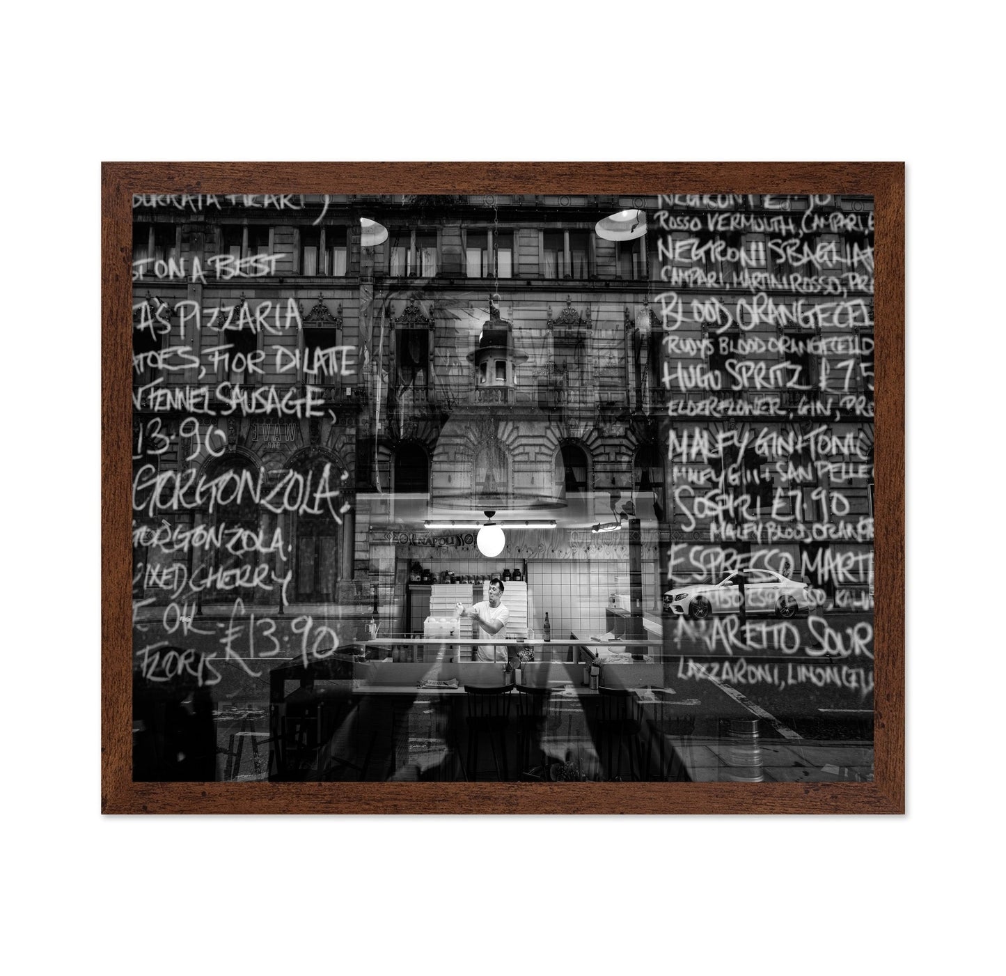 Bistro Window Reflections