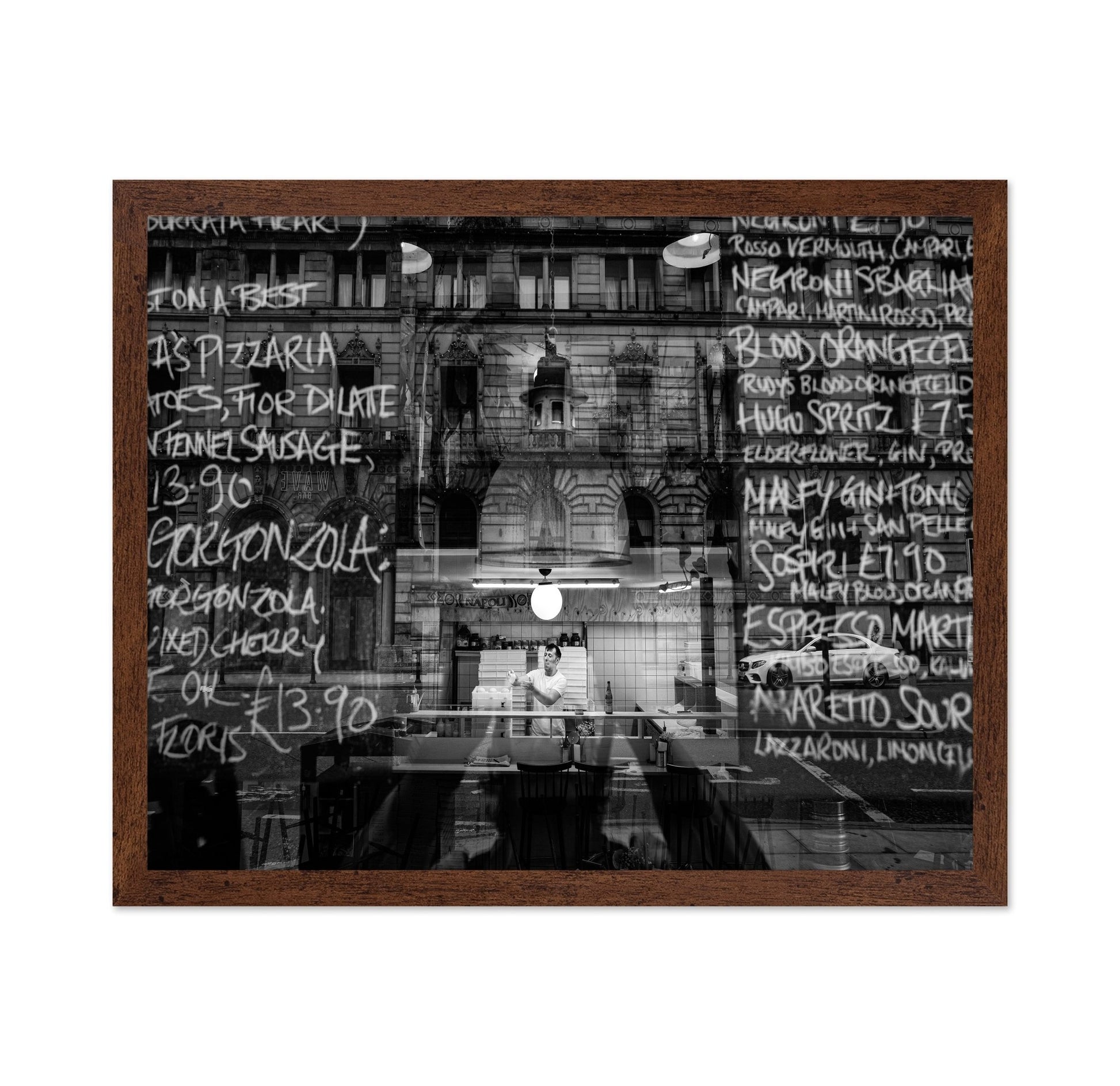 Bistro Window Reflections