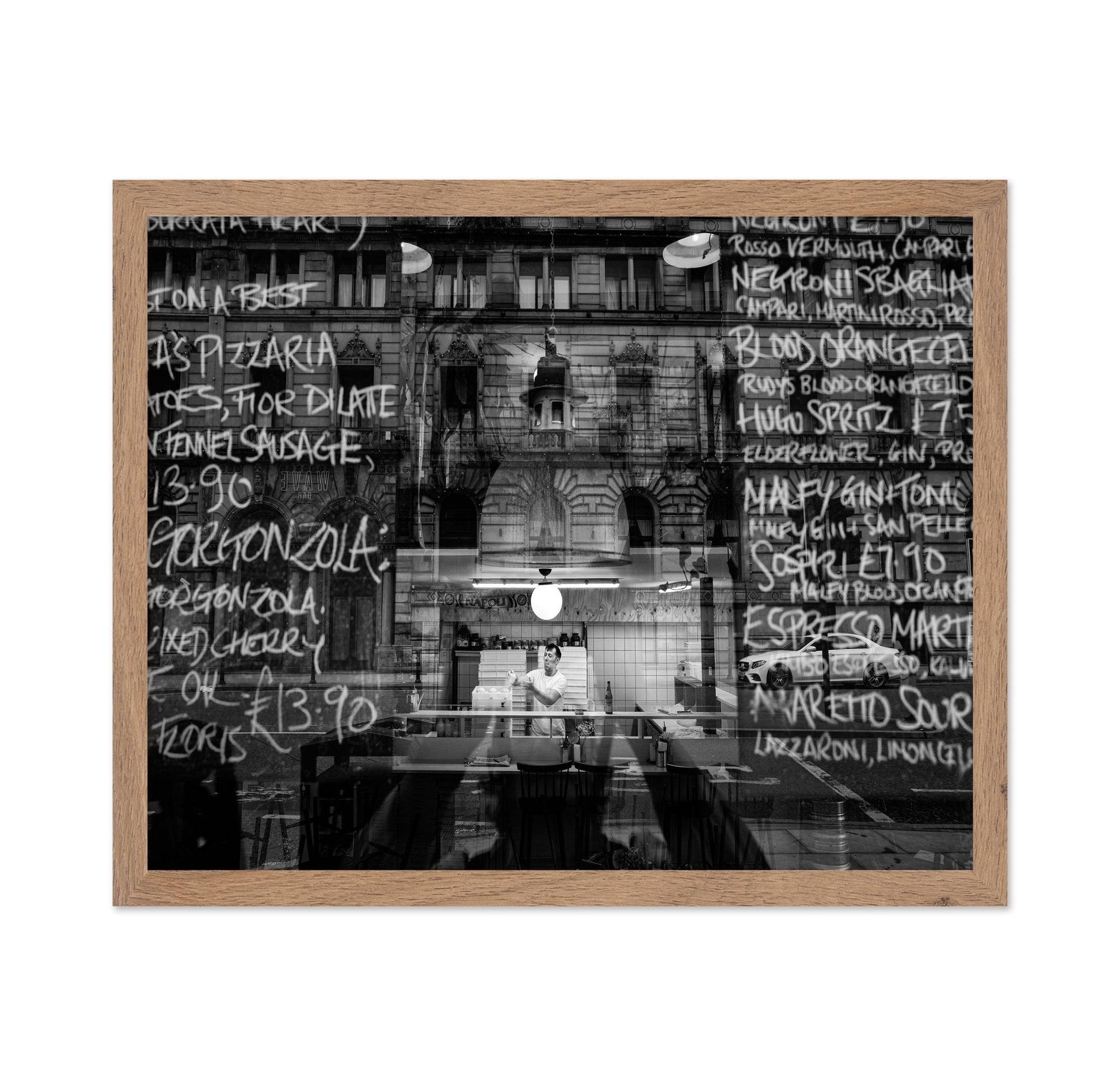 Bistro Window Reflections