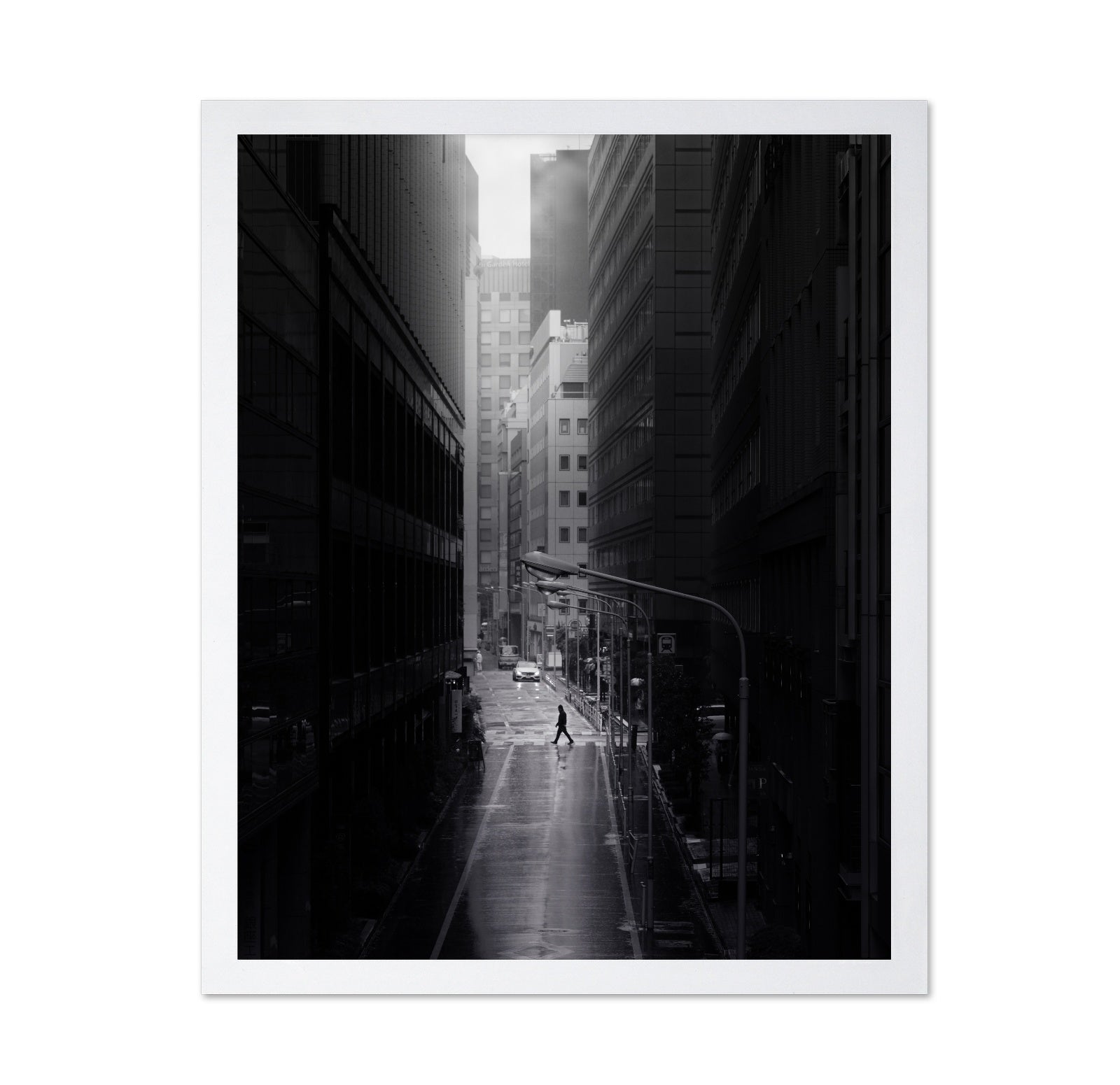 Rainy Alley Crossing