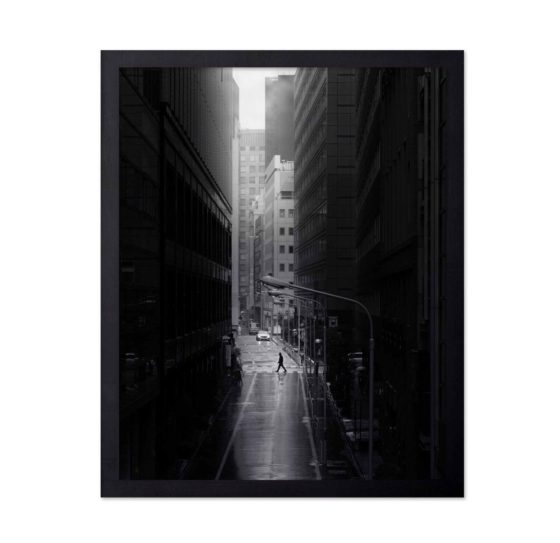 Rainy Alley Crossing