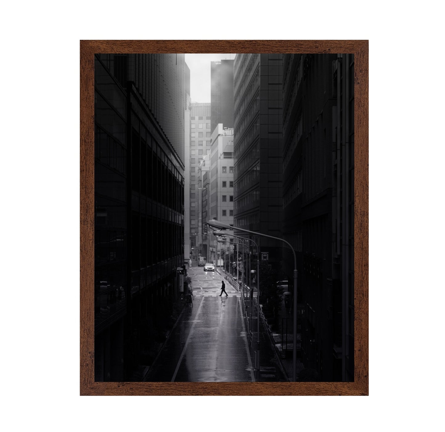 Rainy Alley Crossing