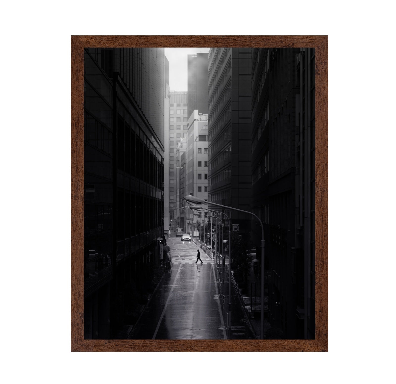 Rainy Alley Crossing