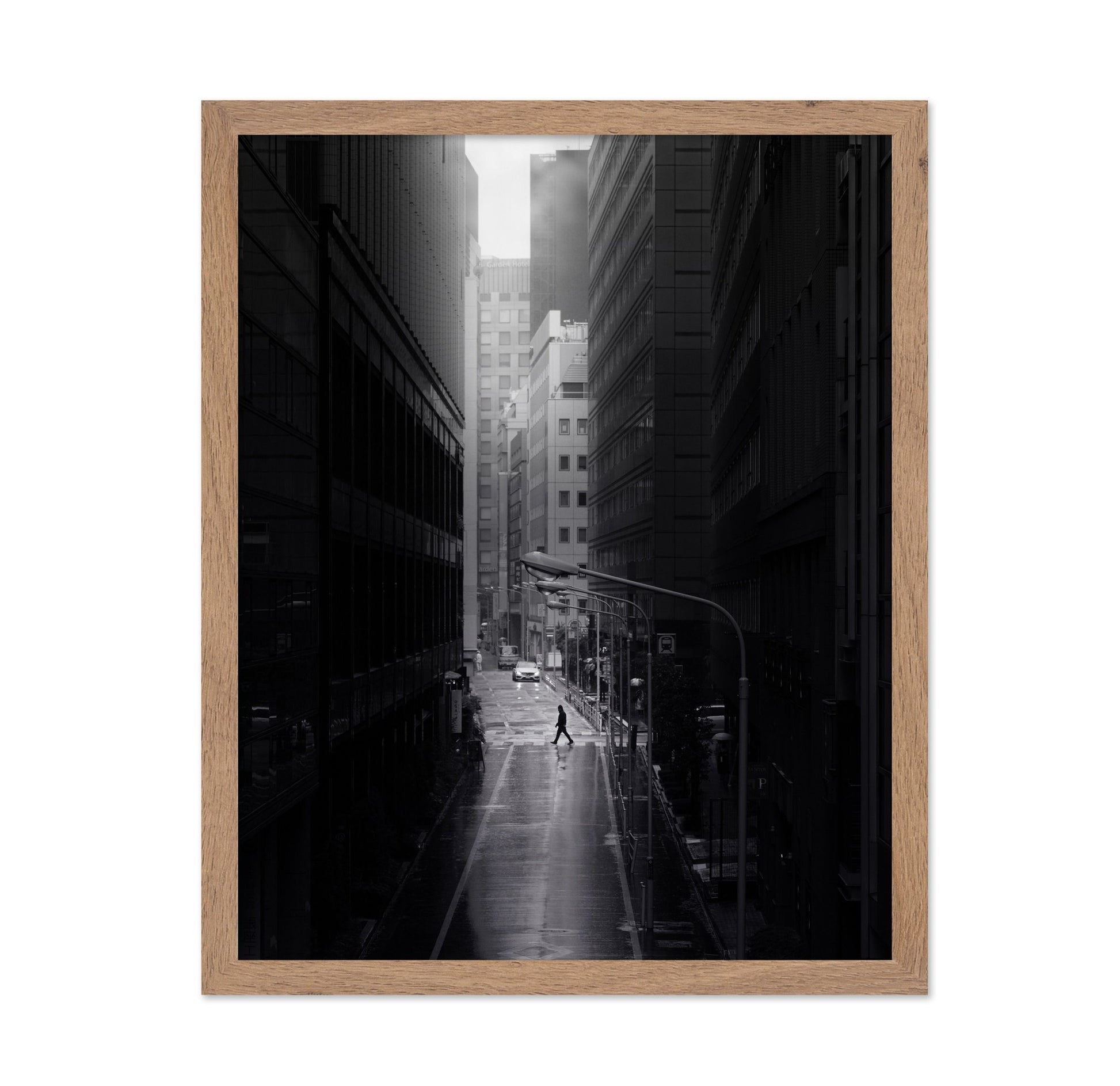 Rainy Alley Crossing