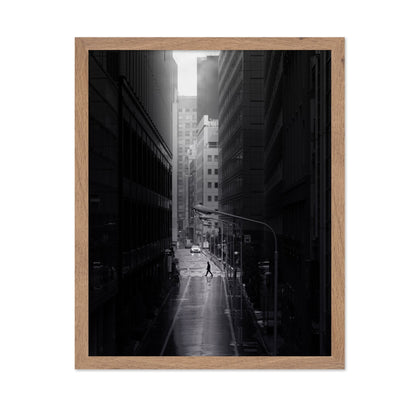 Rainy Alley Crossing