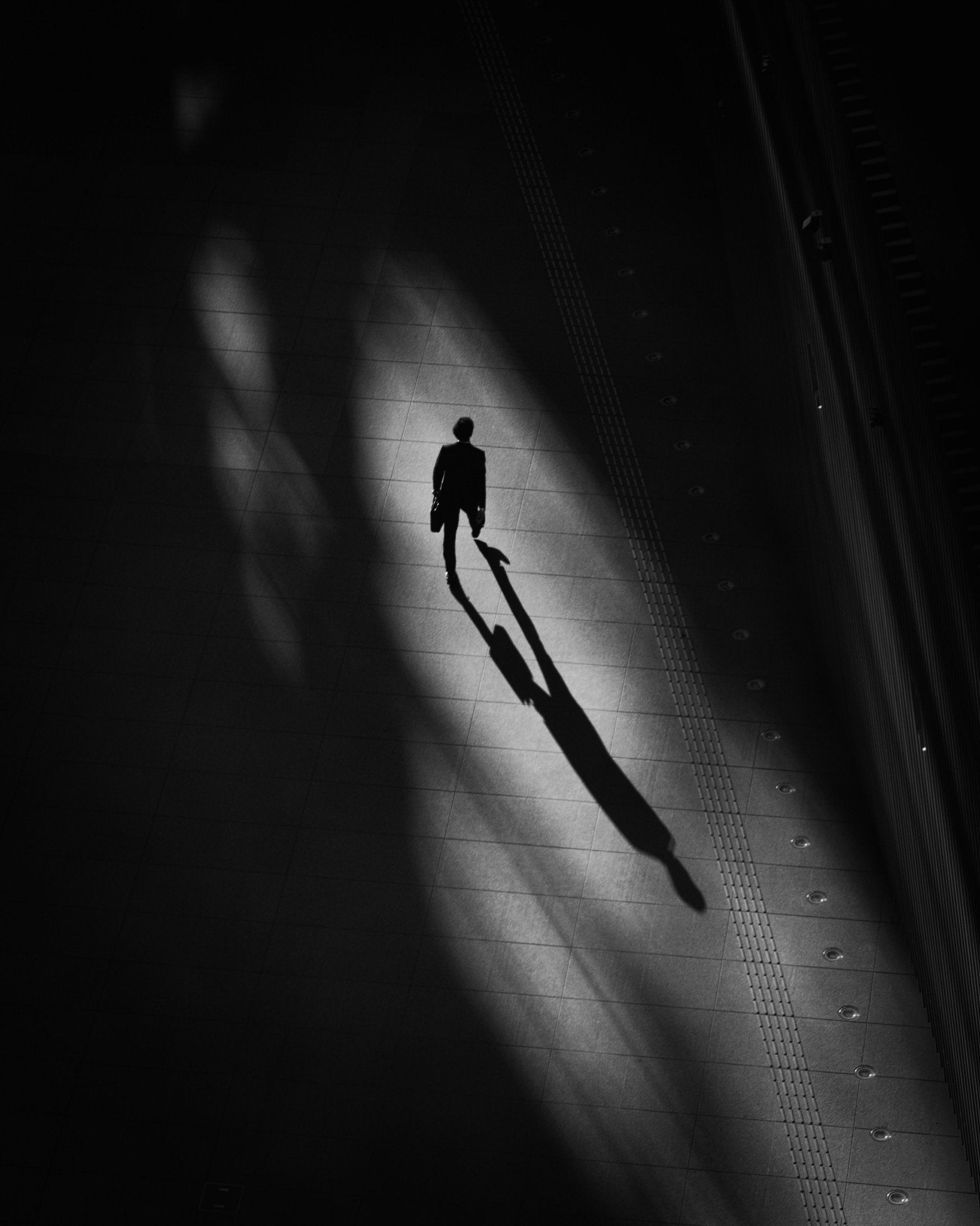 Lone Shadow Figure