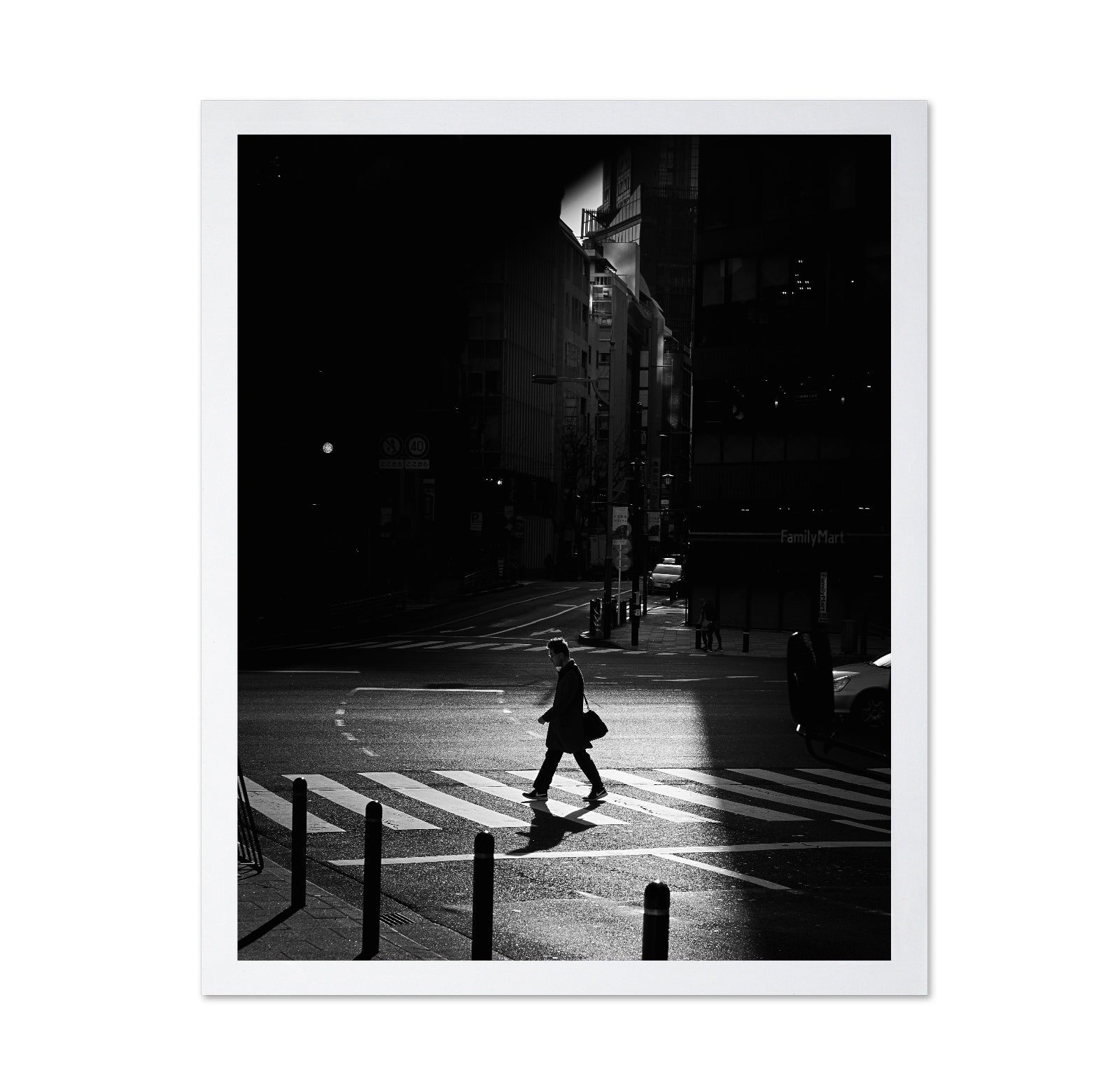 Night Crosswalk Walk