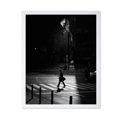 Night Crosswalk Walk