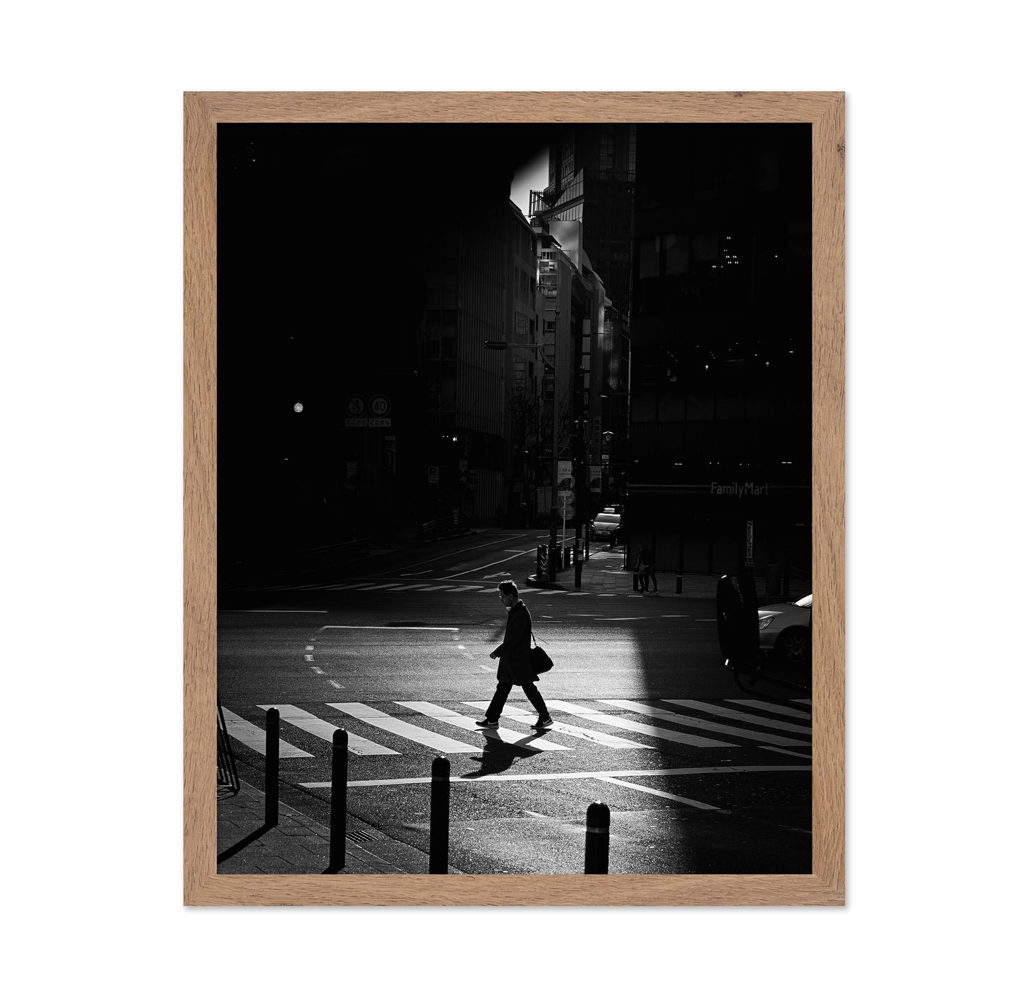 Night Crosswalk Walk