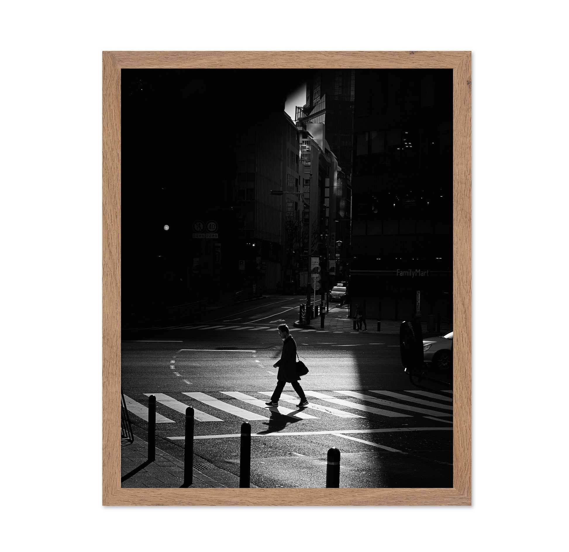 Night Crosswalk Walk