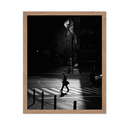 Night Crosswalk Walk