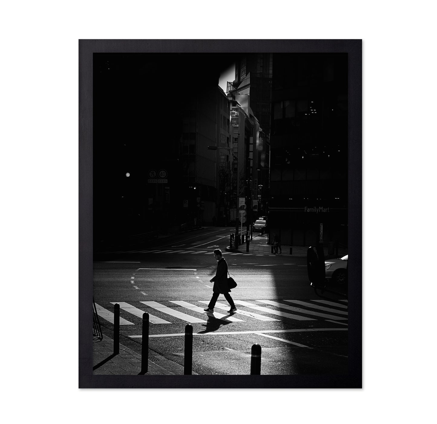 Night Crosswalk Walk