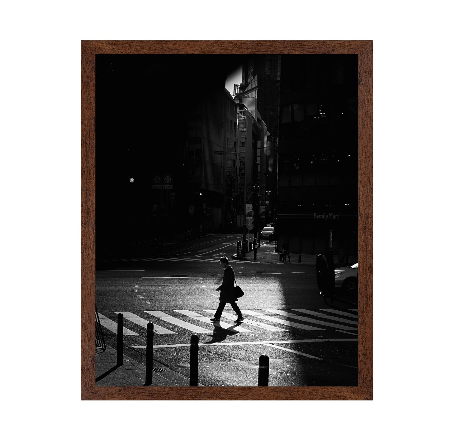 Night Crosswalk Walk