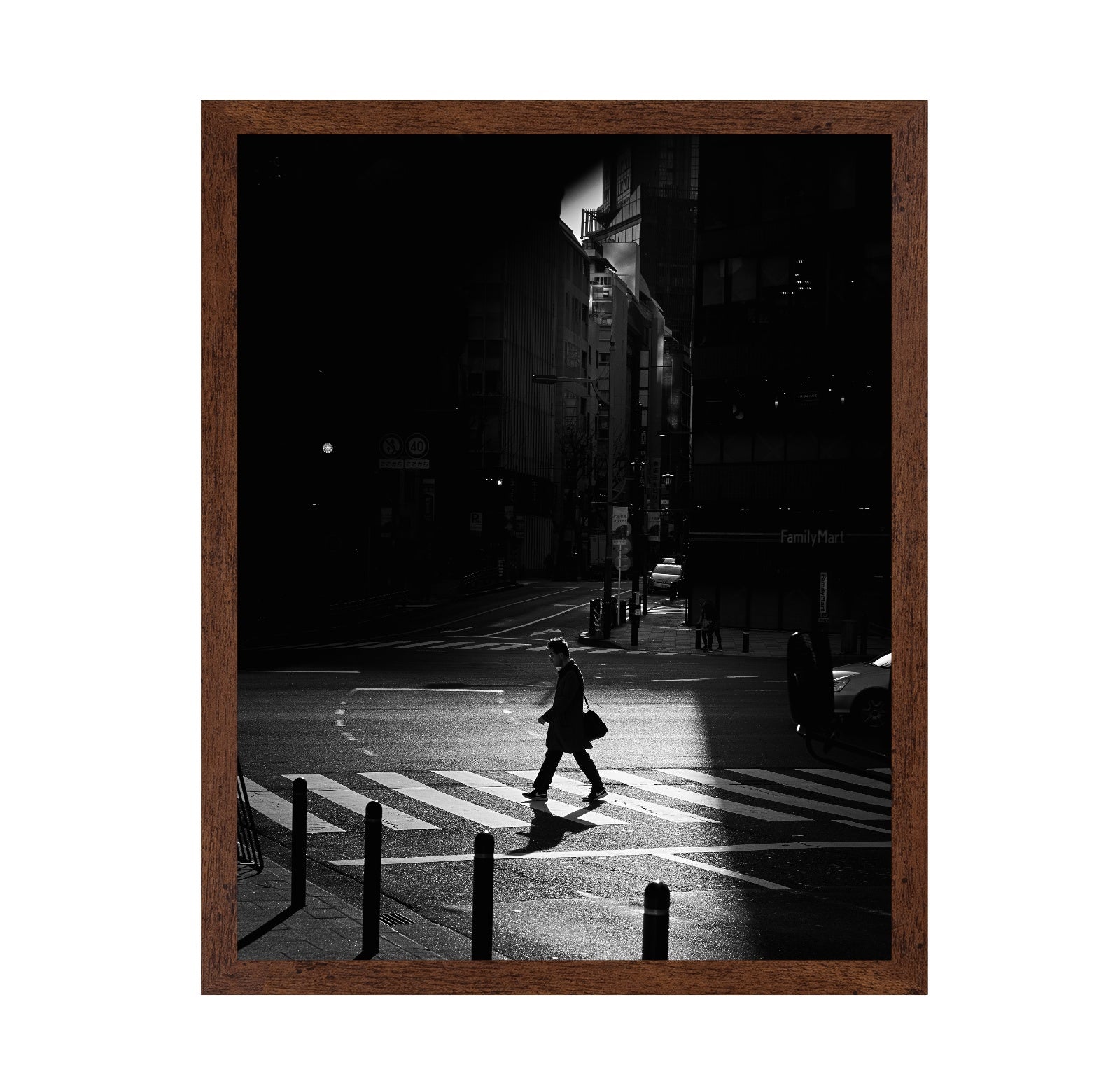 Night Crosswalk Walk