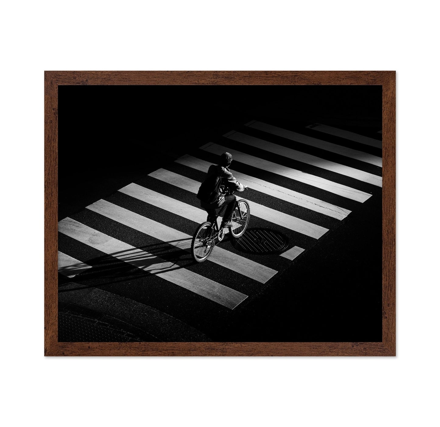 Cyclist Zebra Crossing