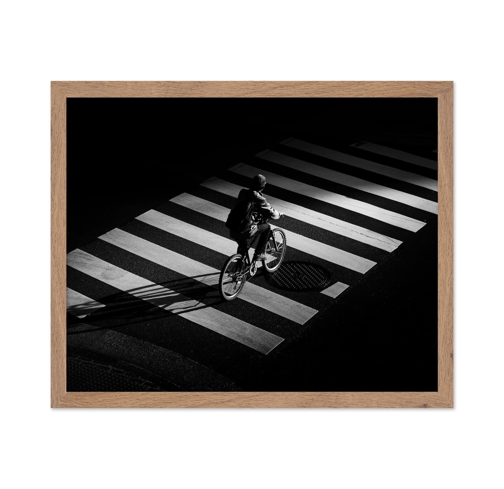 Cyclist Zebra Crossing