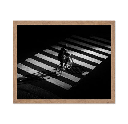 Cyclist Zebra Crossing