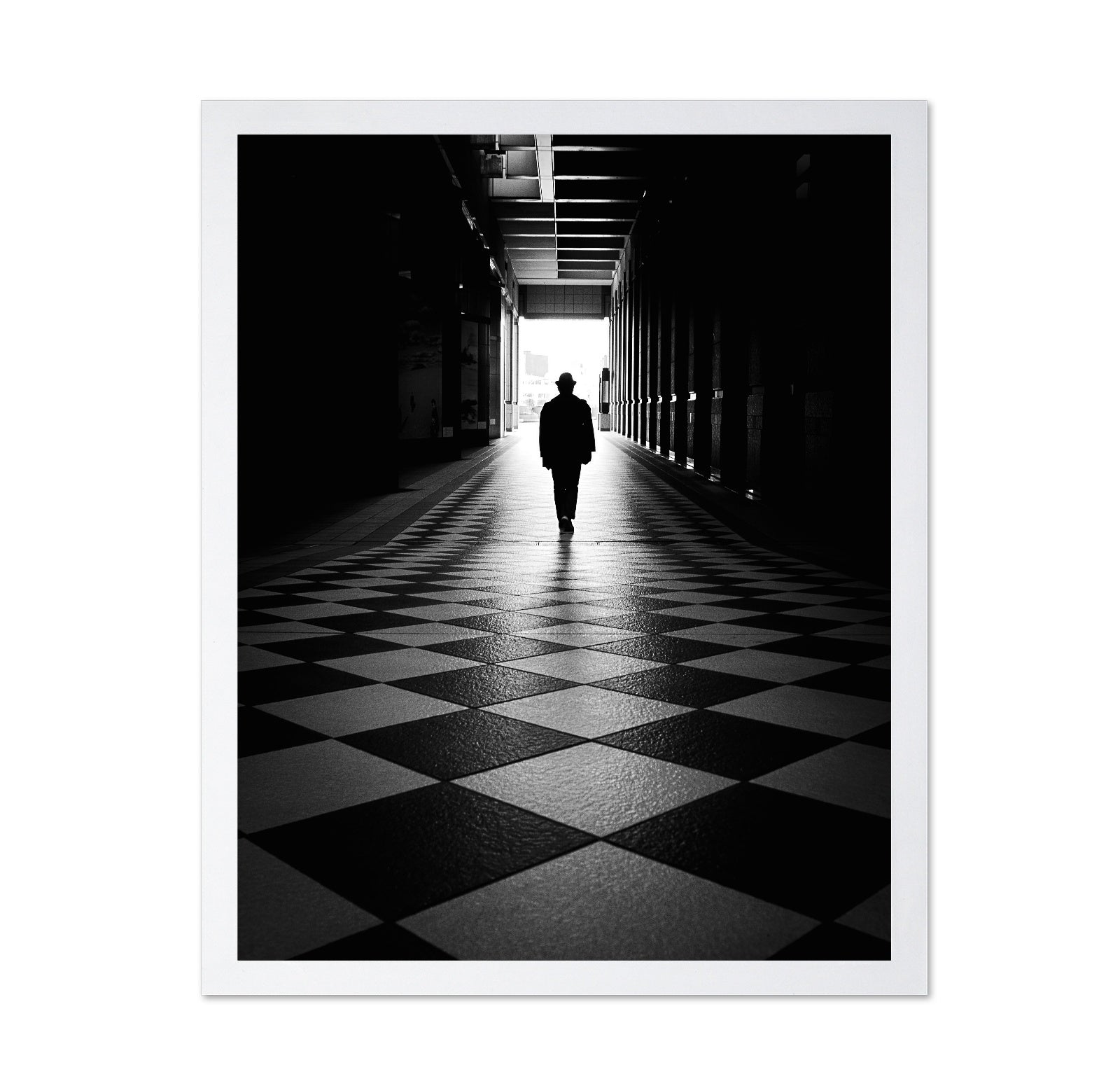 Hallway Silhouette Walk