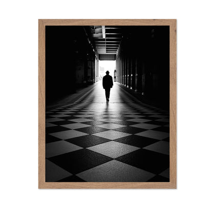 Hallway Silhouette Walk