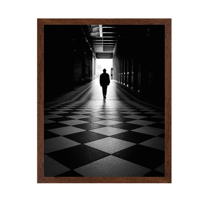 Hallway Silhouette Walk