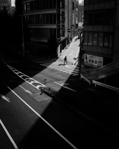 Shadow Crosswalk Scene