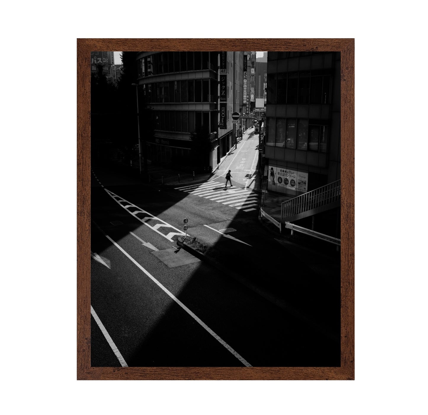 Shadow Crosswalk Scene