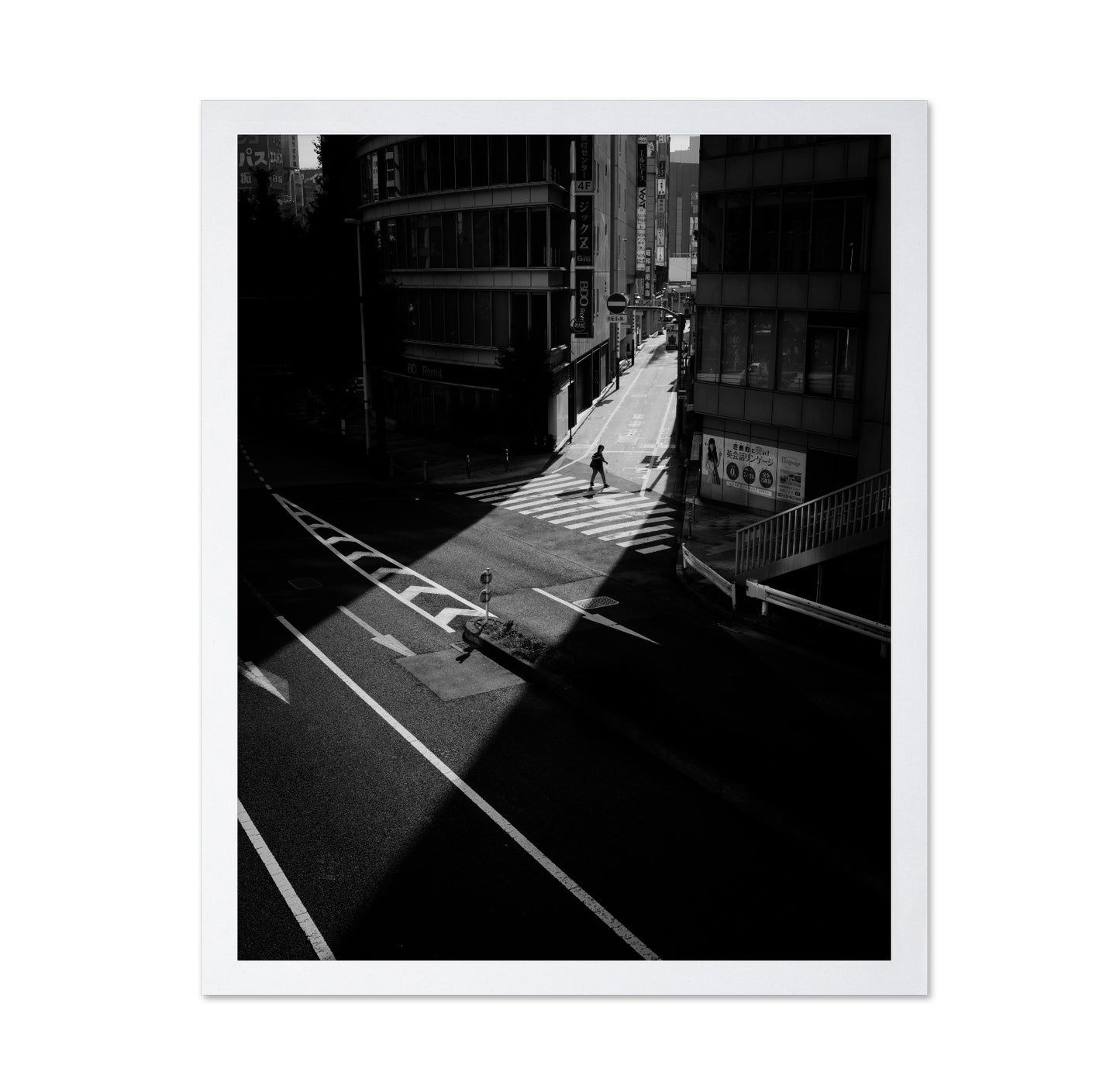 Shadow Crosswalk Scene