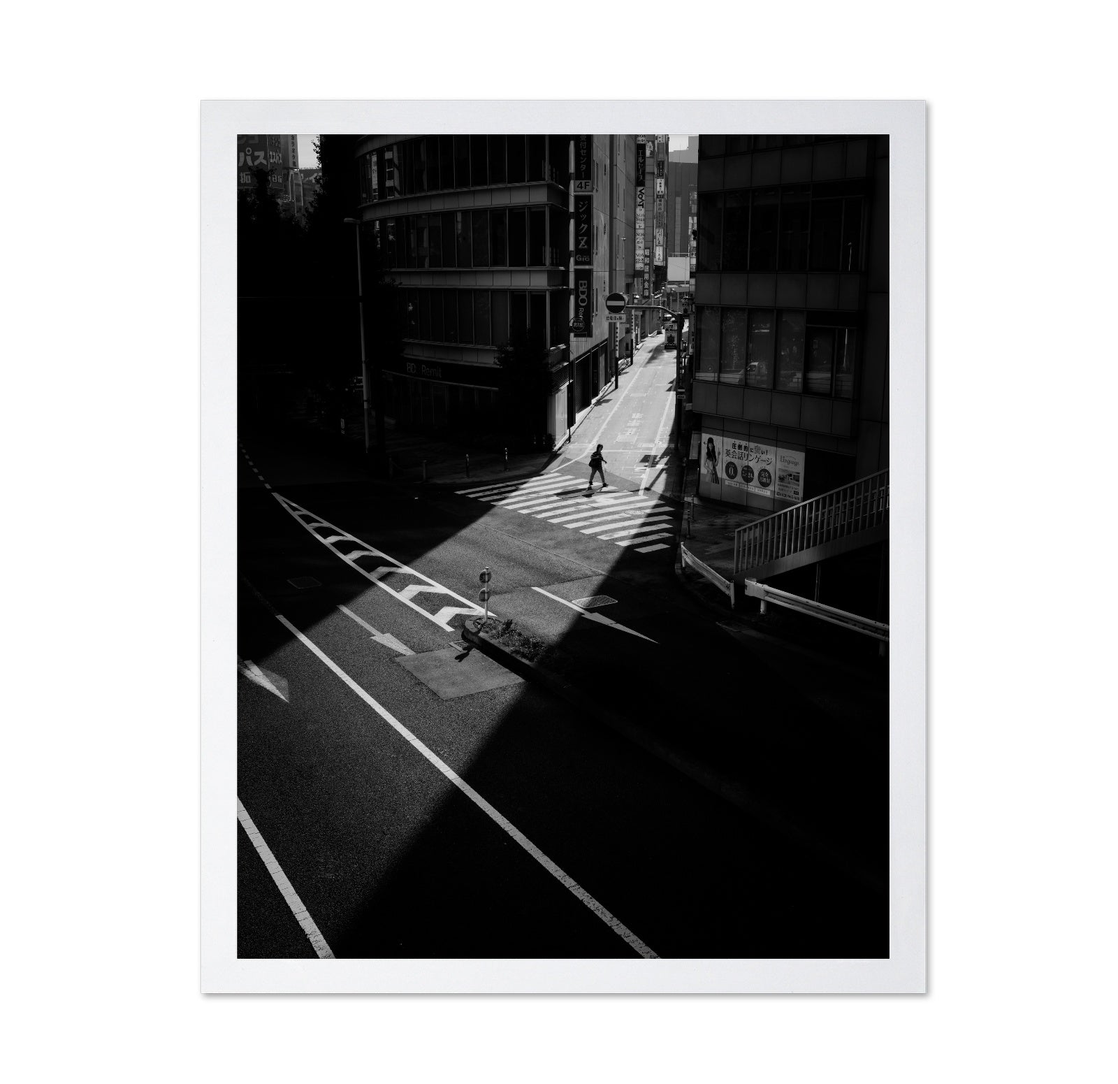 Shadow Crosswalk Scene