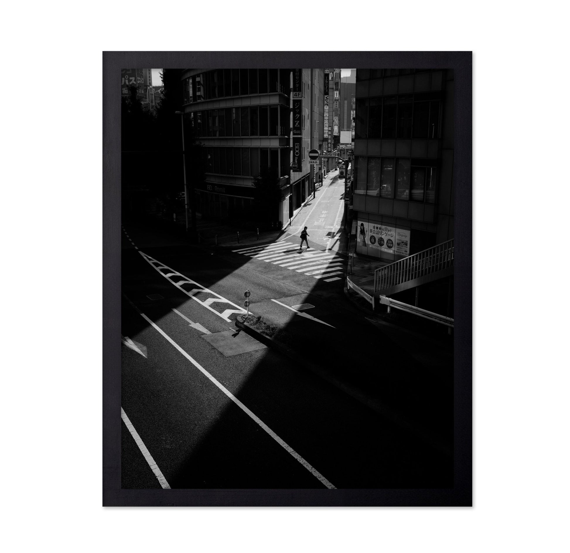 Shadow Crosswalk Scene