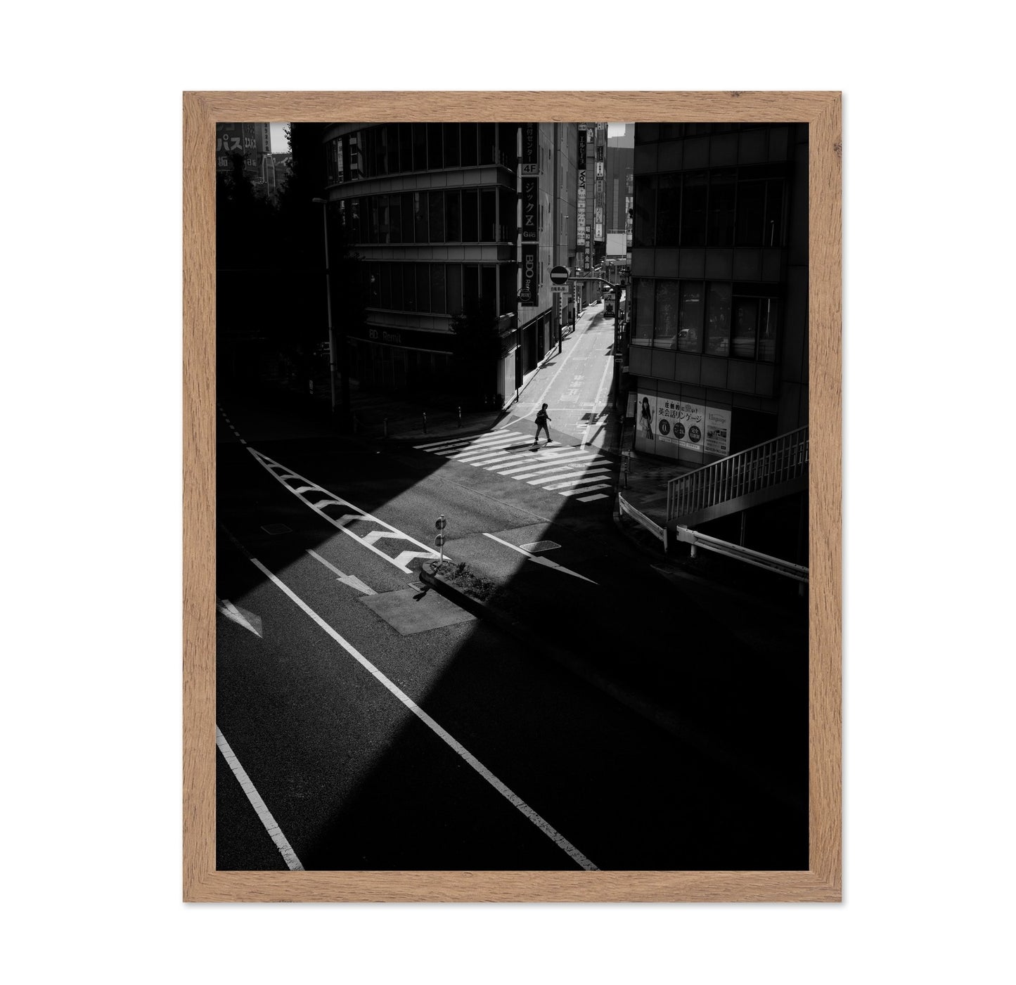 Shadow Crosswalk Scene