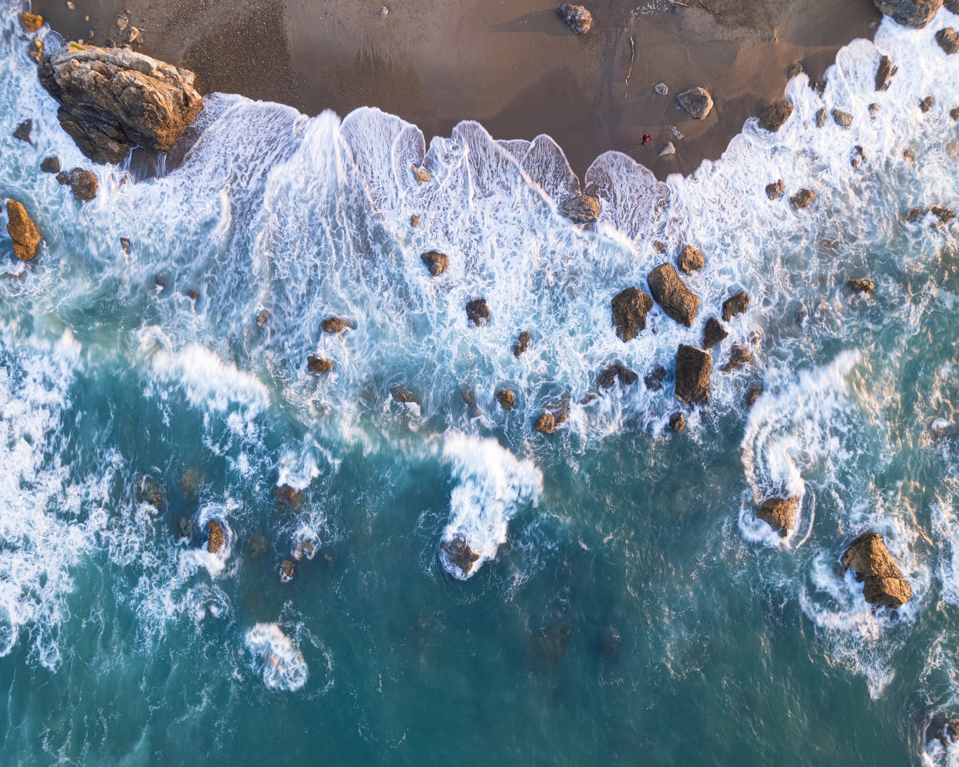 Coastal Waves Aerial