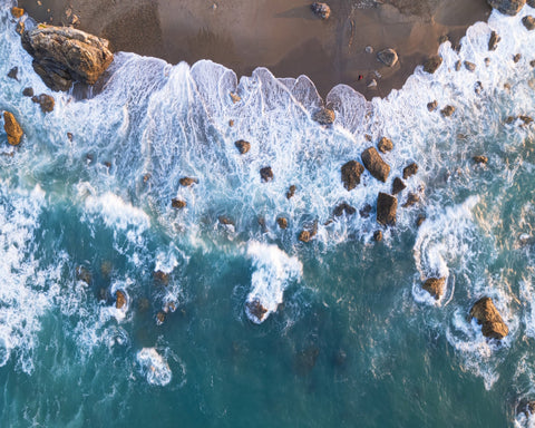 Coastal Waves Aerial