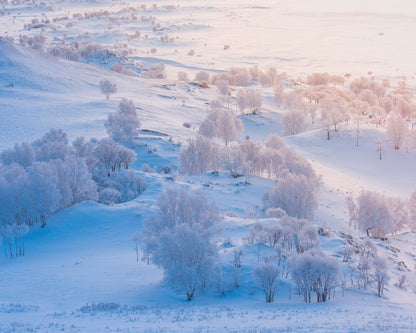 Winter Pastel Valley