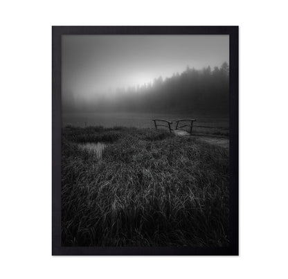 Misty Lake Bridge