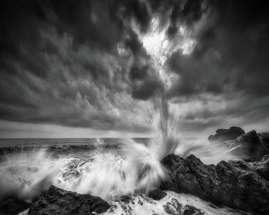 Title: Storm Wave Impact