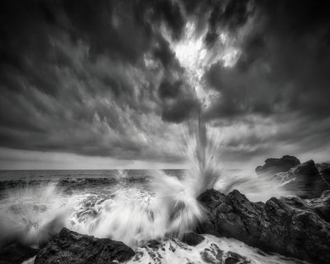Title: Storm Wave Impact