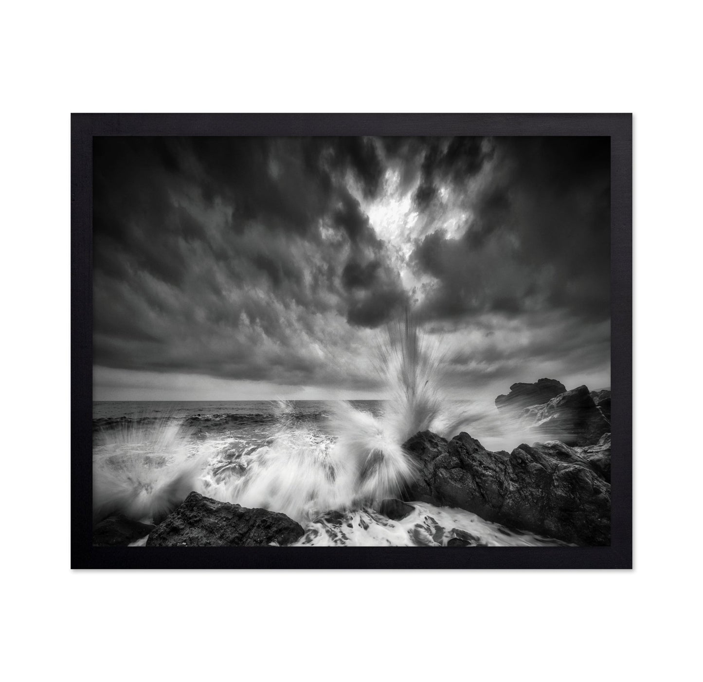 Title: Storm Wave Impact