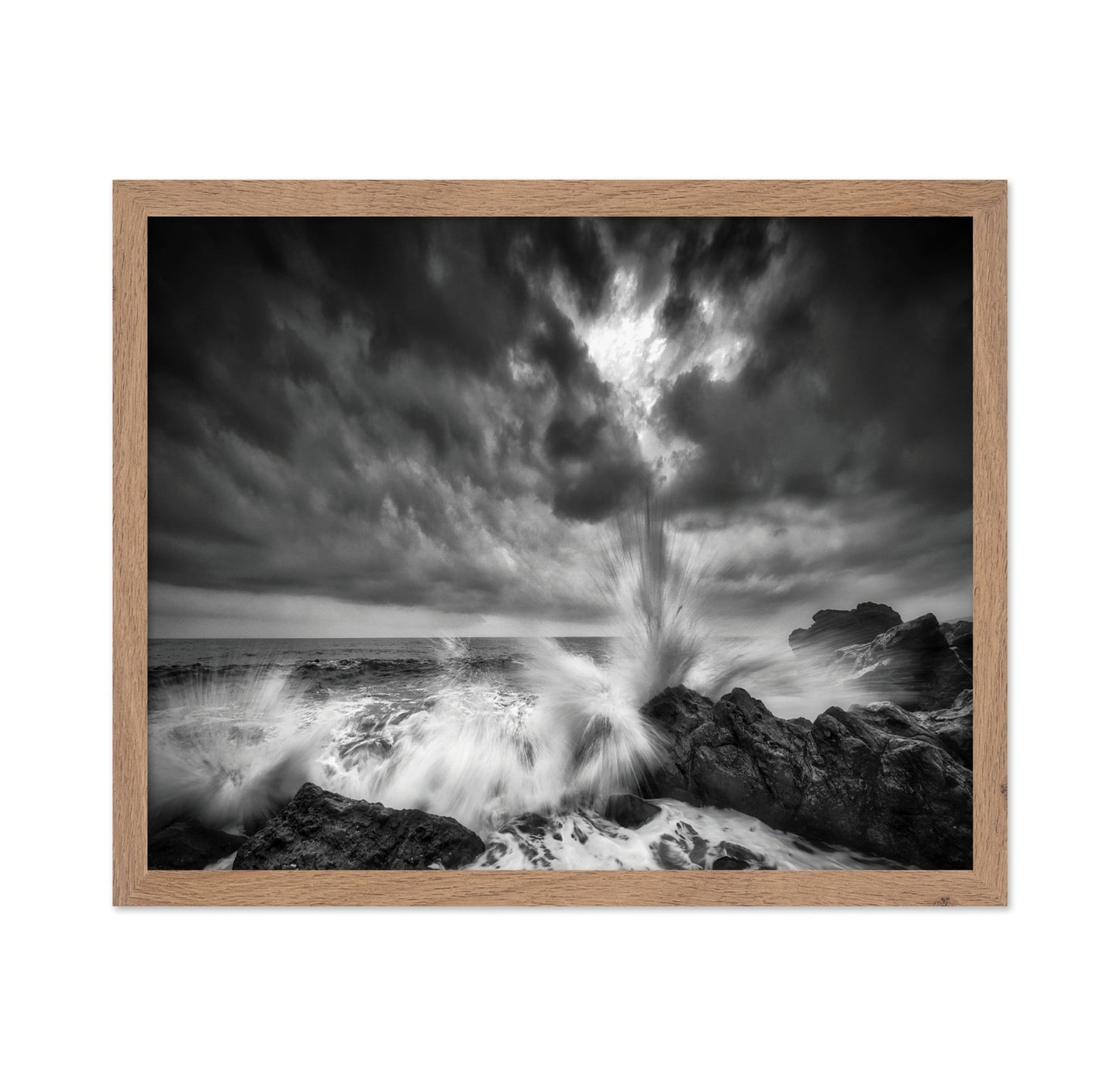 Title: Storm Wave Impact