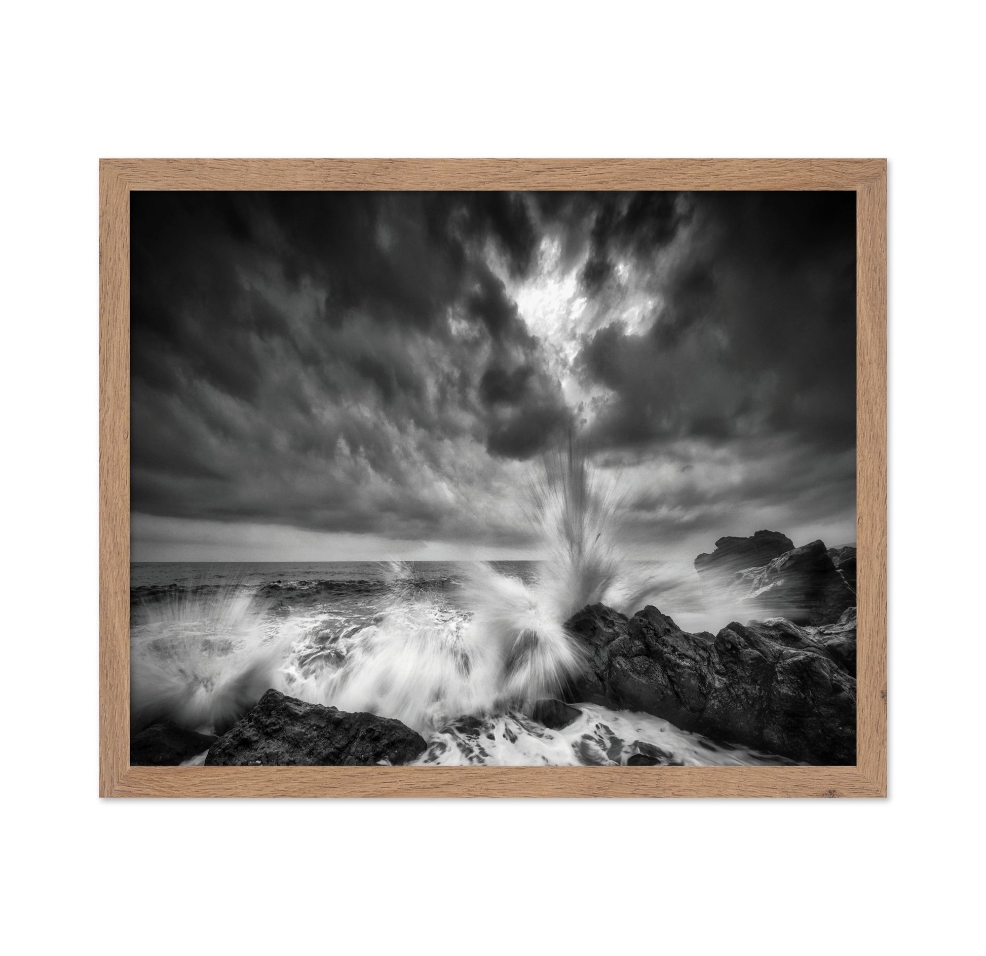 Title: Storm Wave Impact
