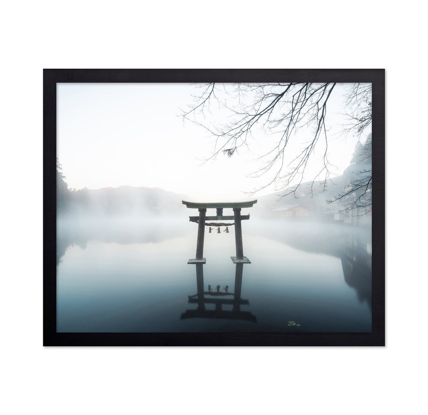 Misty Torii Reflection