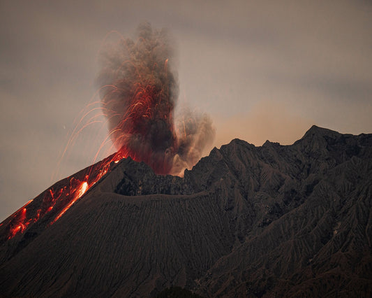 Erupting Volcano Fire