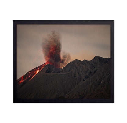 Erupting Volcano Fire