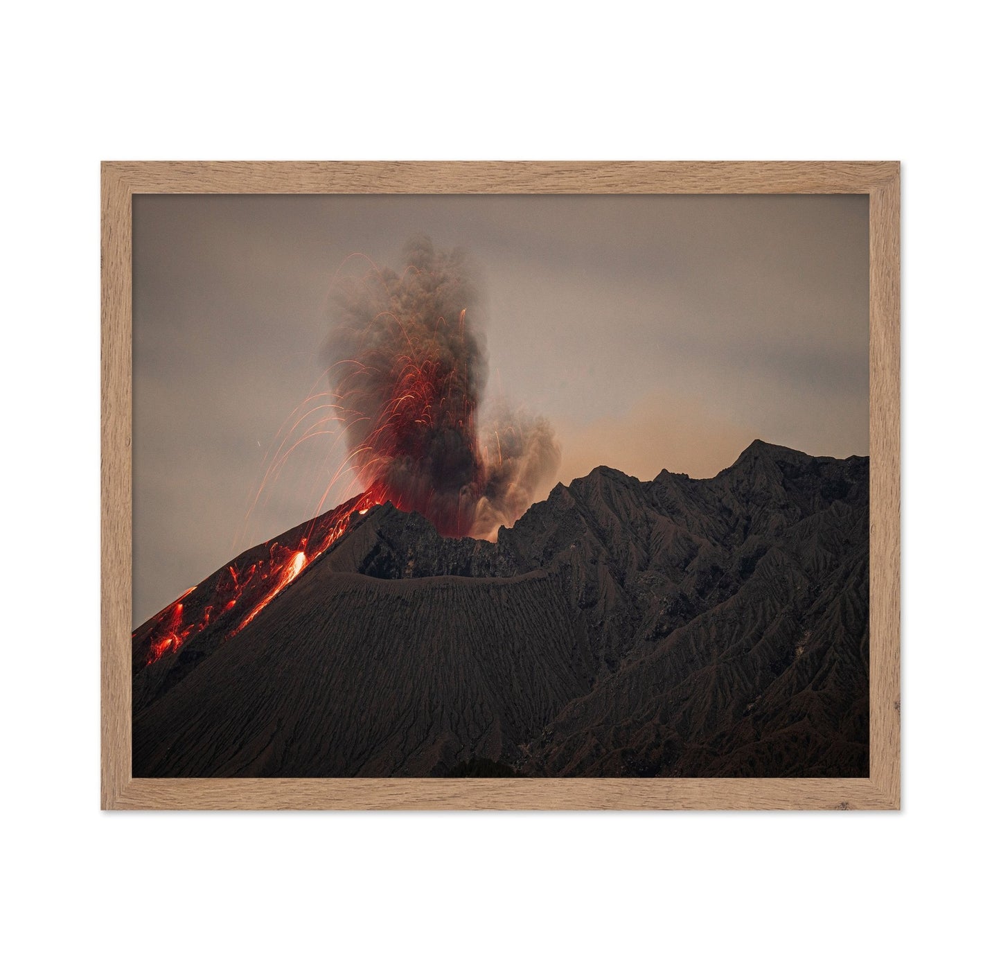 Erupting Volcano Fire