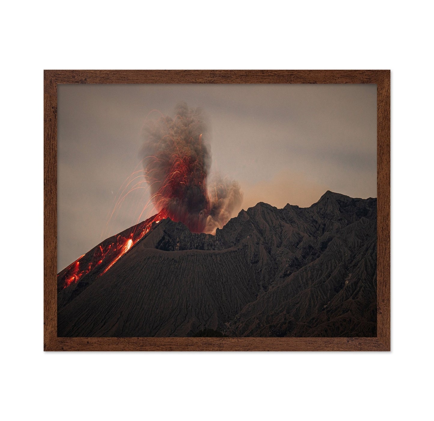 Erupting Volcano Fire