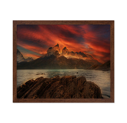 Fiery Mountain Peaks
