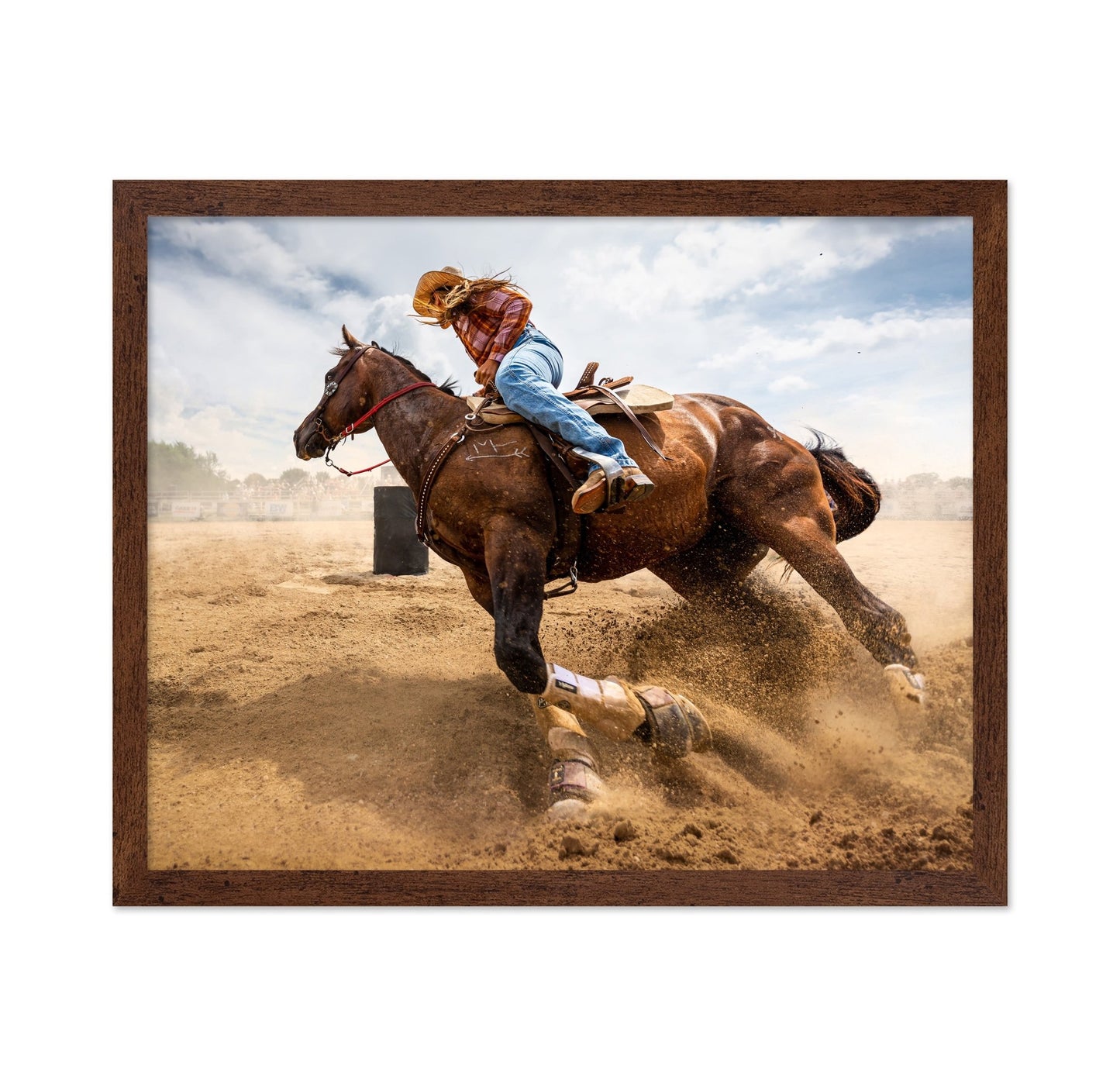 Barrel Racing Action No1
