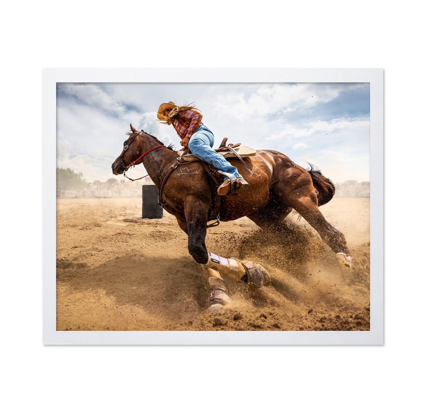 Barrel Racing Action No1
