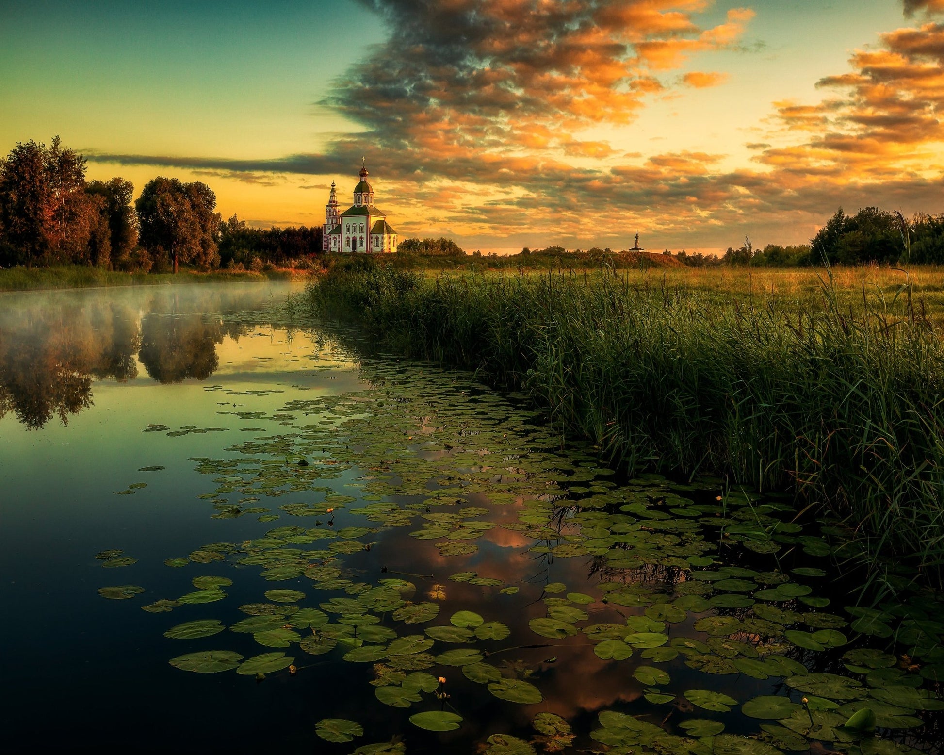 River Church Sunset