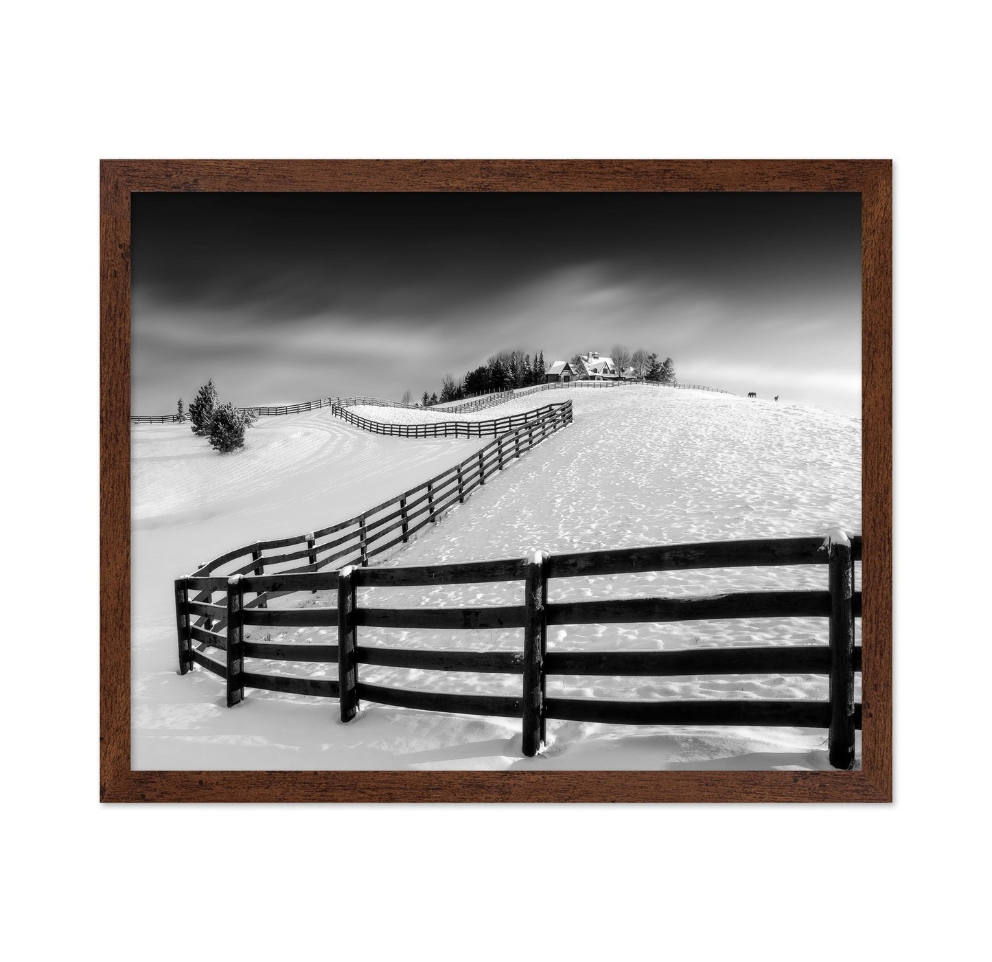 Snowy Fence Hills