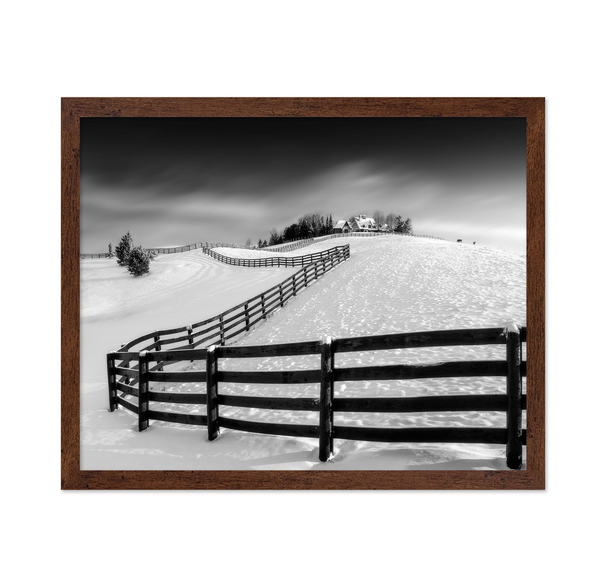 Snowy Fence Hills